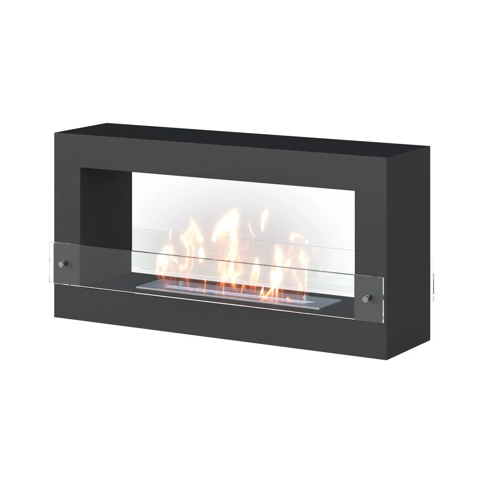 Изображение Биокамин SteelHeat FRAME ONE 900 черный 2