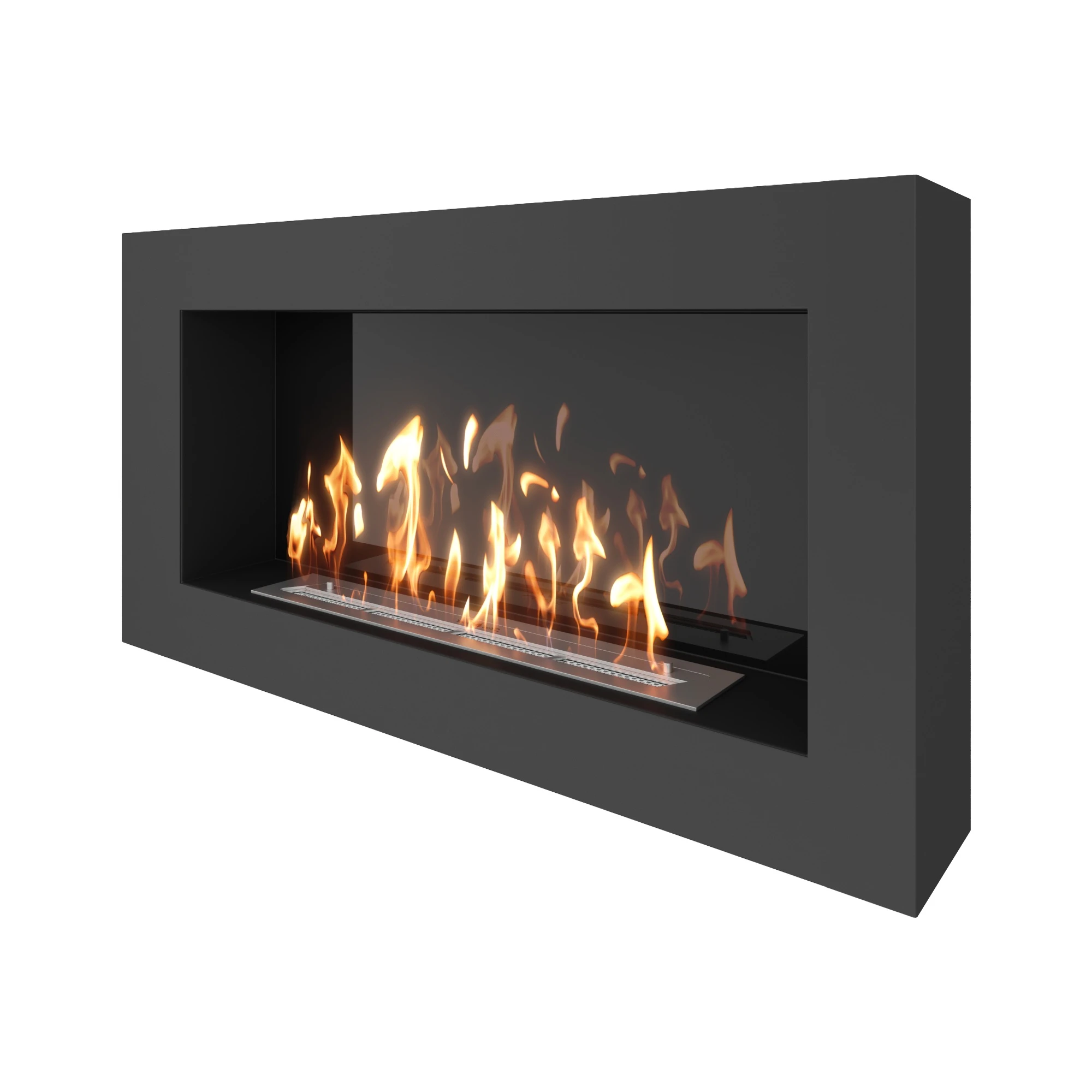Изображение Биокамин SteelHeat WALL GRAND 1200 черный 2