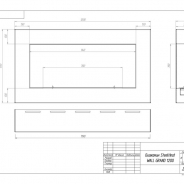 Миниатюра Биокамин SteelHeat WALL GRAND 1200 черный 7