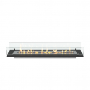 Миниатюра Биокамин встраиваемый в тумбу Steelheat Stand 900 2