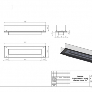Миниатюра Биокамин встраиваемый в тумбу Steelheat Stand 700 7