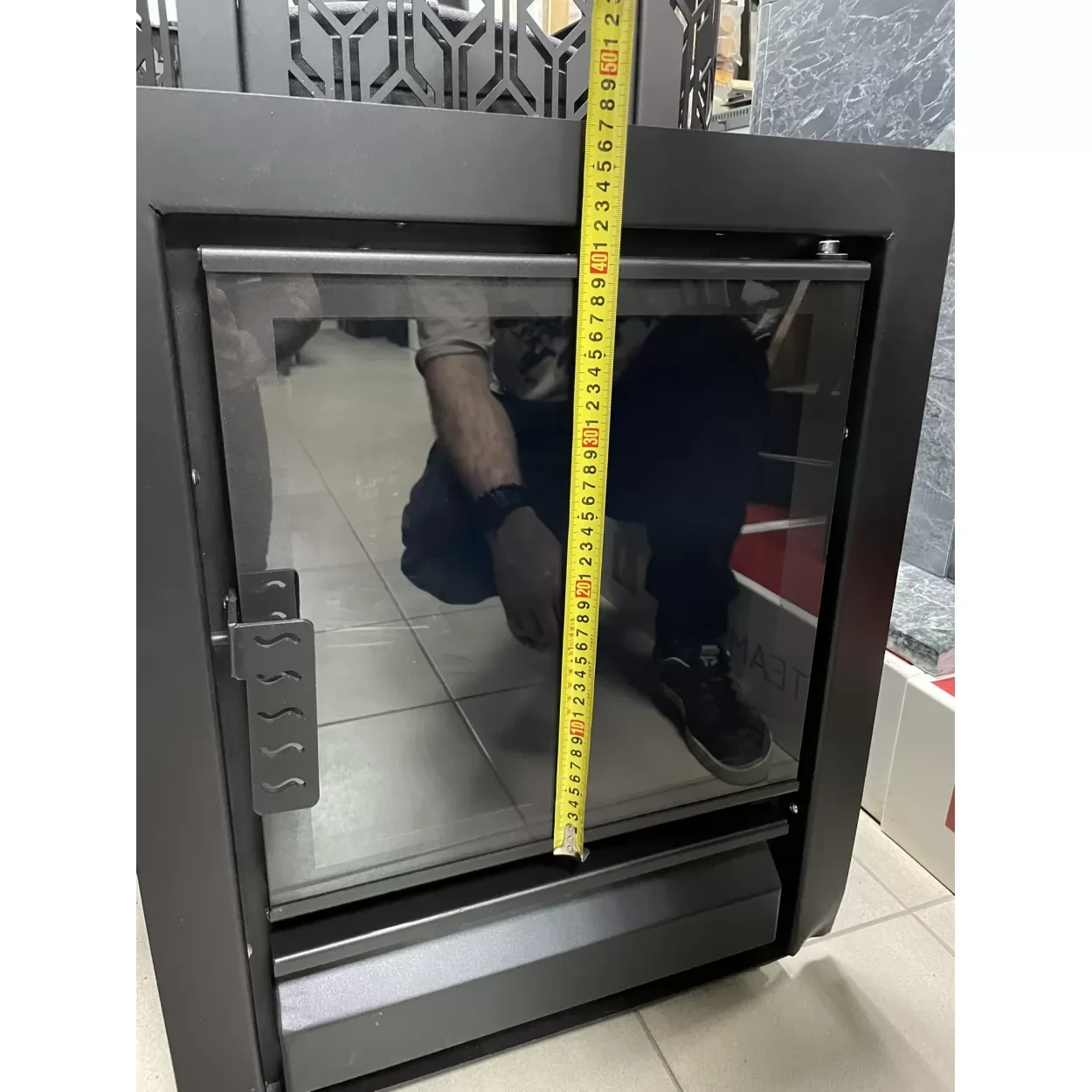 Изображение Чугунная печь для бани VERONA 26 с закр. кам. из нерж. AISI 304 (Black Stove) до 26 м3 16