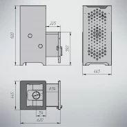 Миниатюра Печь для бани ПАР-18, под стекло (Варвара) 12 - 18 м3 9