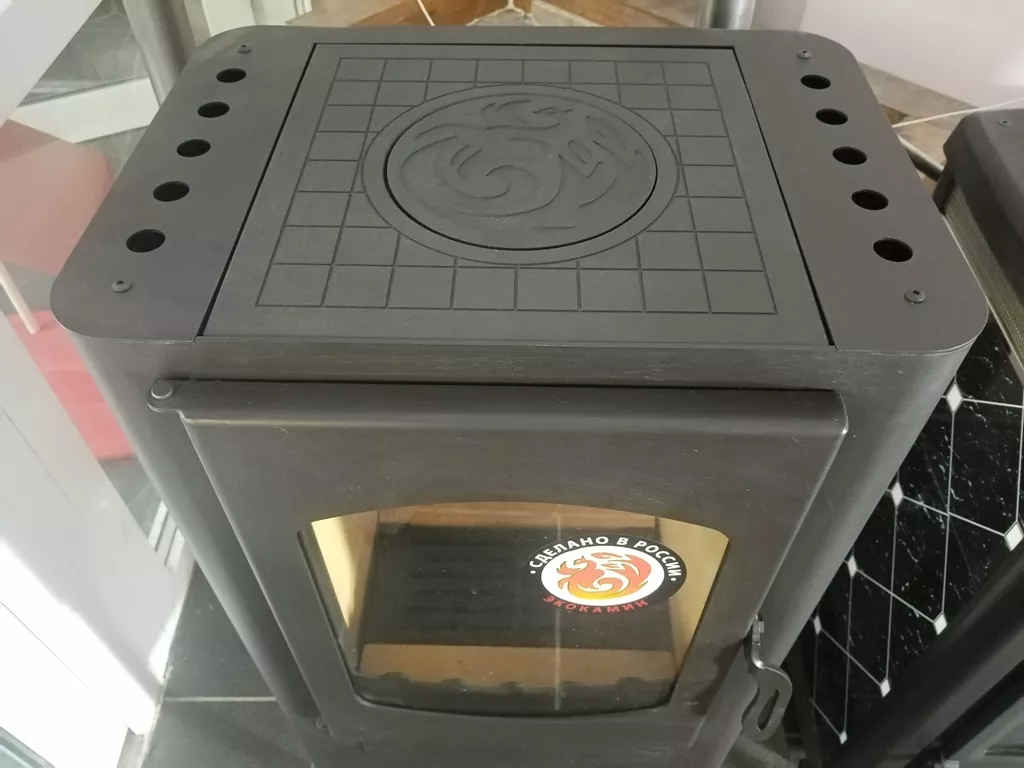 Изображение Печь-камин БАВАРИЯ ЭКО с плитой одна конфорка 5