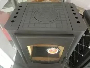 Миниатюра Печь-камин БАВАРИЯ ЭКО с плитой одна конфорка 5