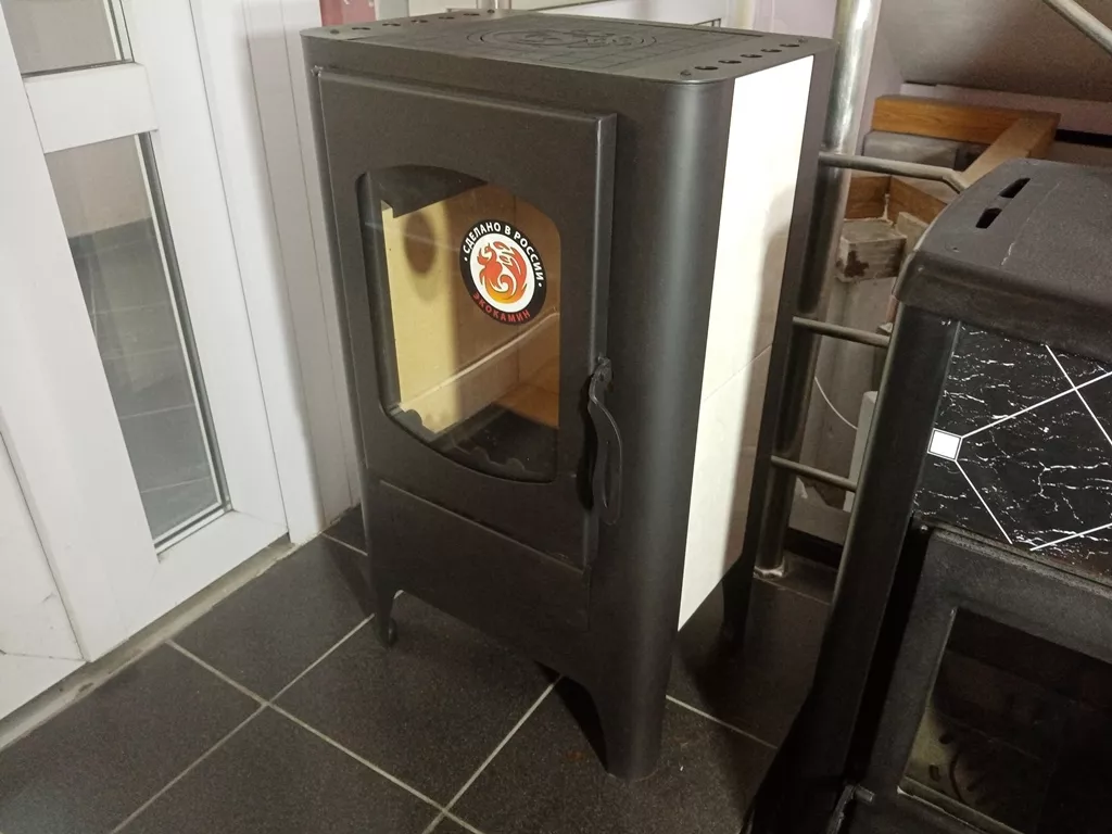 Изображение Печь-камин БАВАРИЯ ЭКО с плитой одна конфорка 7