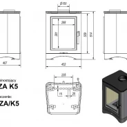 Миниатюра Печь Kratki Koza/K5 4
