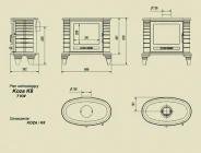 Миниатюра Печь Kratki Koza/K6/термостат 2