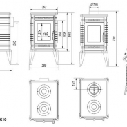 Миниатюра Печь Kratki Koza/K10 2
