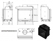Миниатюра Топка Antek PW 8 c теплообменником 2